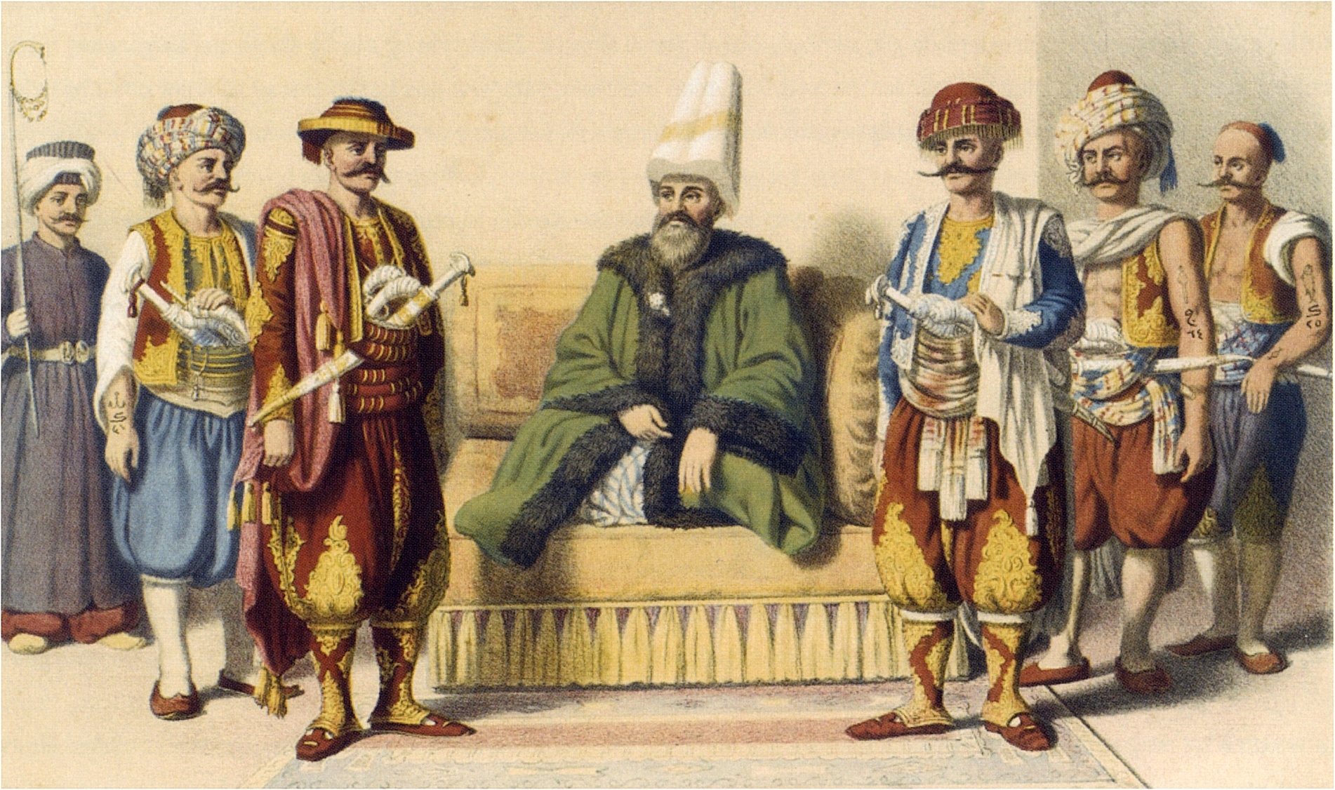 Wearing a yatagan in your belt