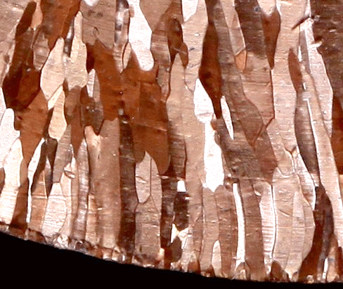 Microstructure Cu castin