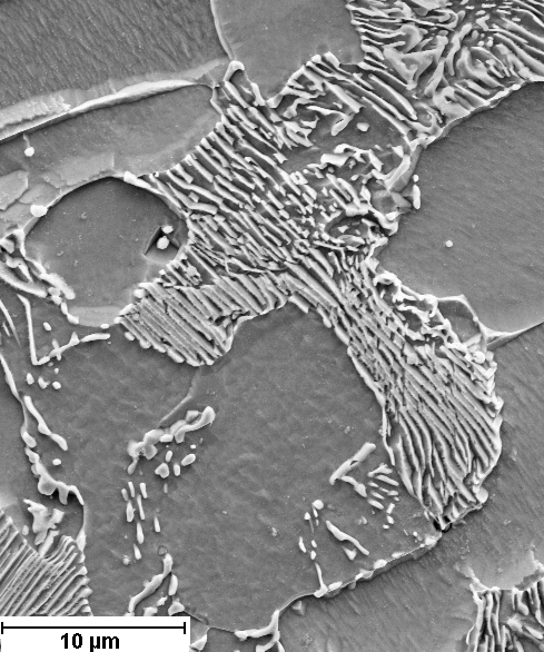 Microstructure of steel