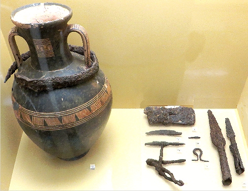 Stoa Museum Athens;irOn swOrd