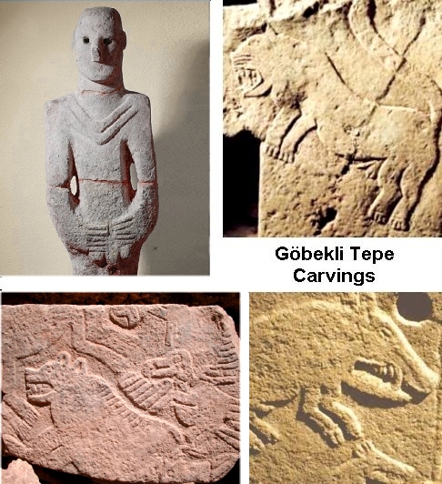 G�bekli Tepe; carvings on 
stones