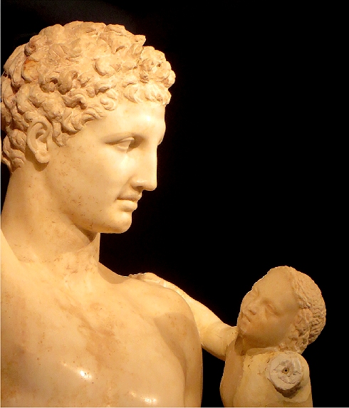 Olympia Museum; Praxiteles Hermes statue