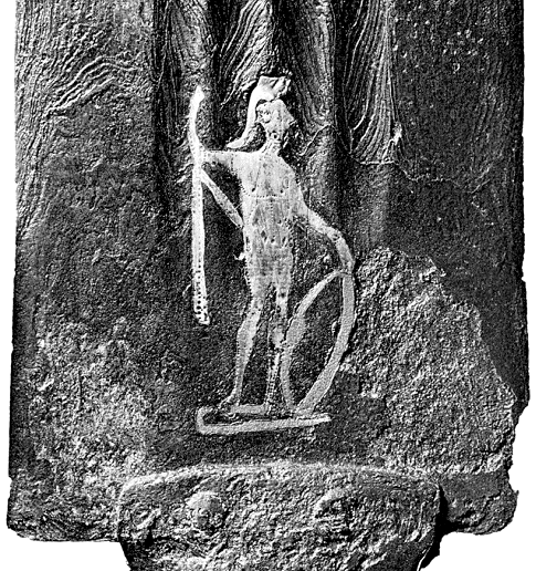 Incrustation on Roman Illerup sword