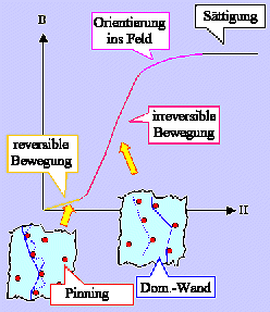 Magnetisierung und Dom�nenwandbewegung