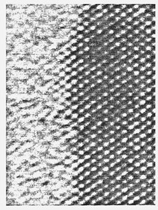Lattice image crystalline -amorphous