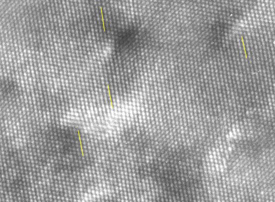 Dislocations after ion implantation