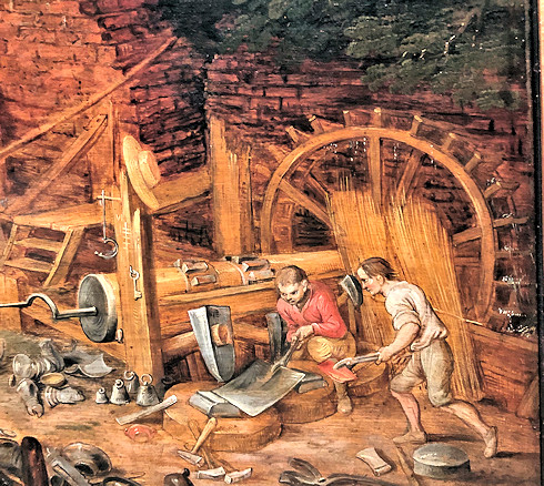 Brueghek allegory fire