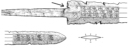 Illerup sword ''AVK'' with palmette pattern