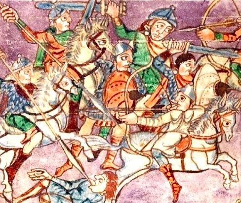 Snake in the sword; Stuttgart psalter