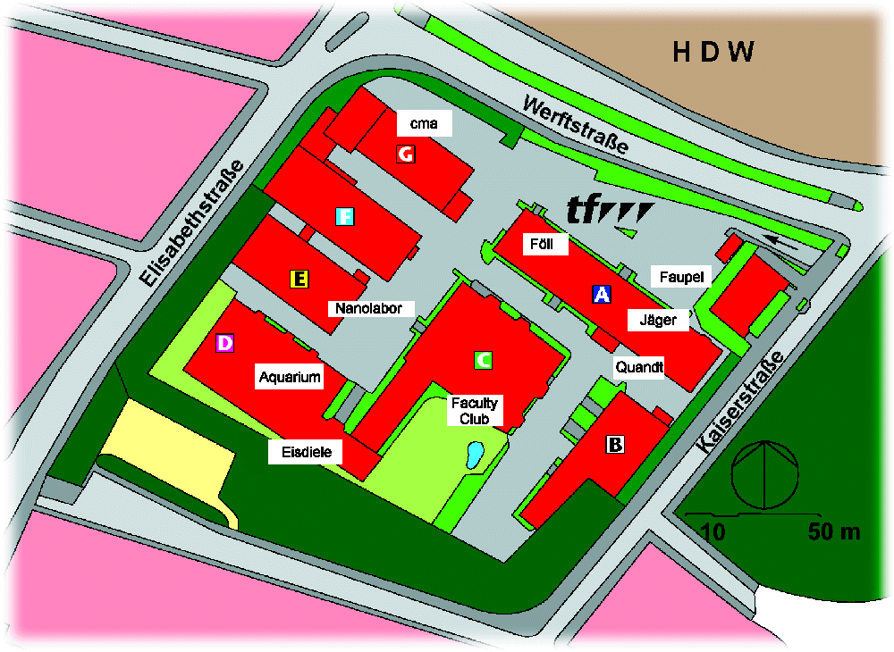 Area of Faculty of Engineering East (Click to enlarge)