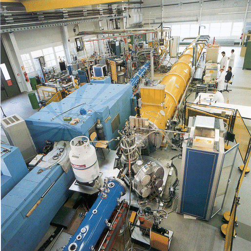 click to enlarge size Neutronenbeugung
in der Realität