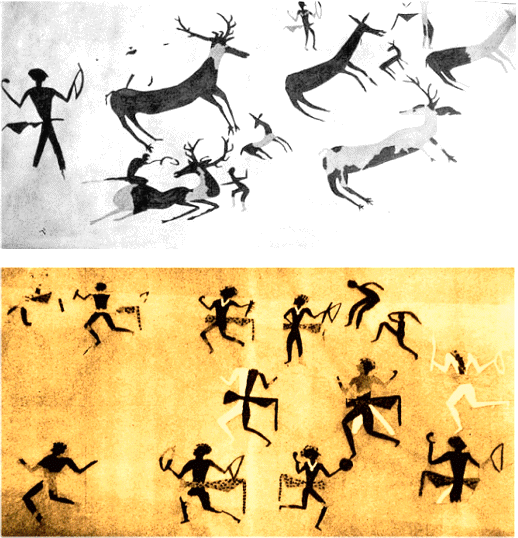 Catal H�y�k murals; reconstructed