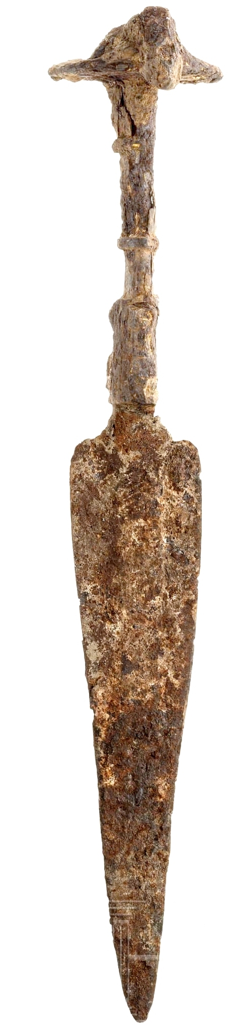 Luristan iron maske sword